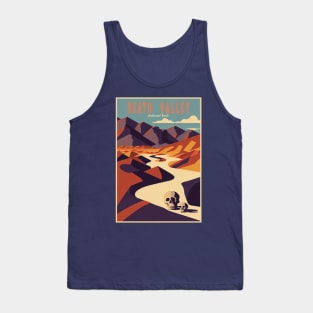 Death Valley National Park Vintage Travel  Poster Tank Top